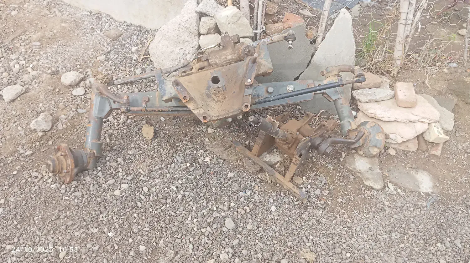 زیر بندی کامل همراه با جعبه فرمان بدون شکستگی|قطعات یدکی و لوازم جانبی|قشلاق دشت, |دیوار