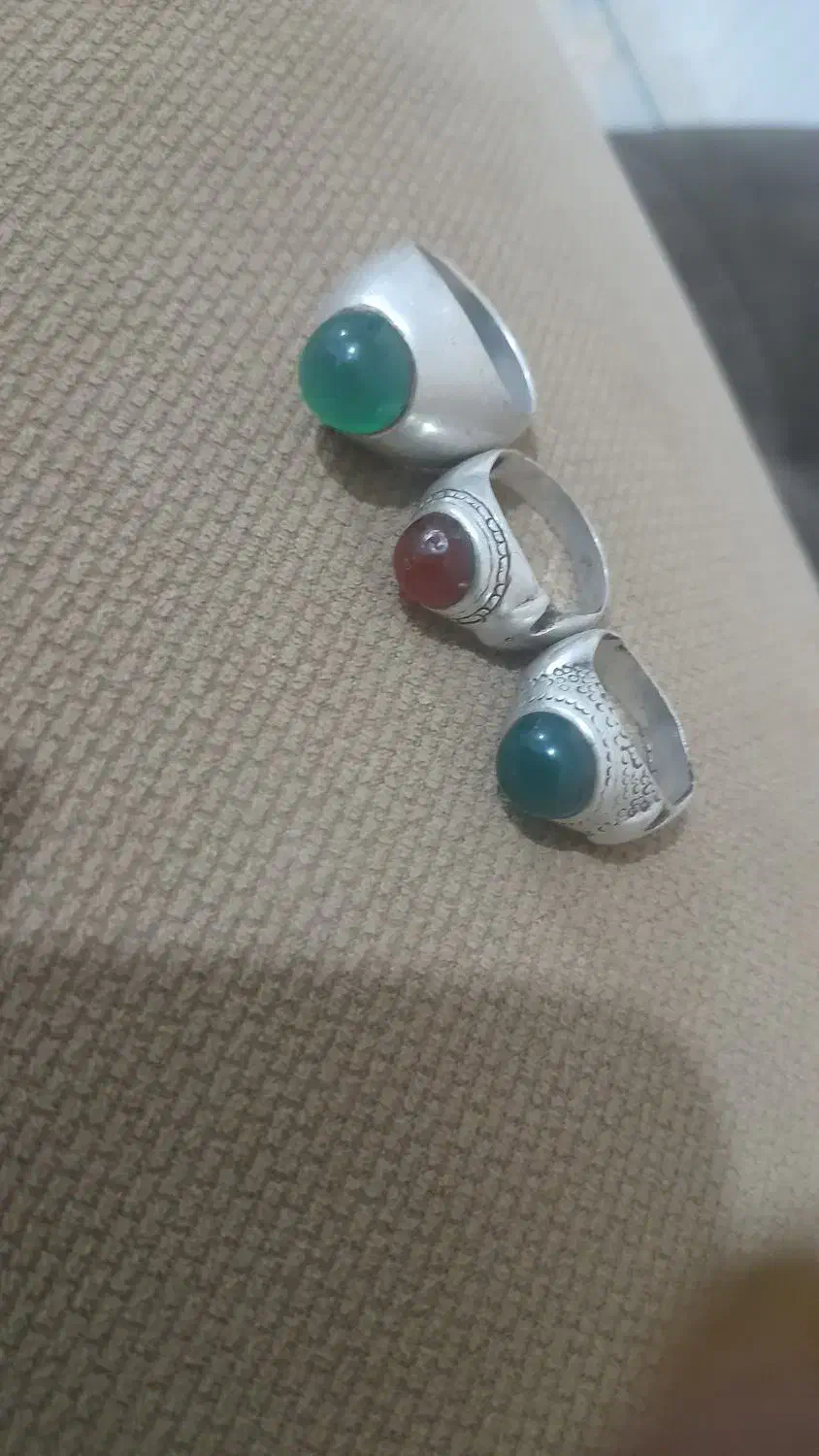 انگشتر نقره قدیمی|جواهرات|بیرجند, |دیوار