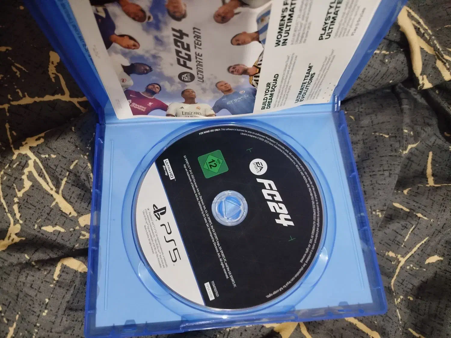 دیسک ps5 fc24|کنسول، بازی ویدئویی و آنلاین|رشت, نظری|دیوار