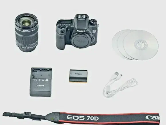 دوربین 70D کنون|دوربین عکاسی و فیلم‌برداری|همدان, |دیوار