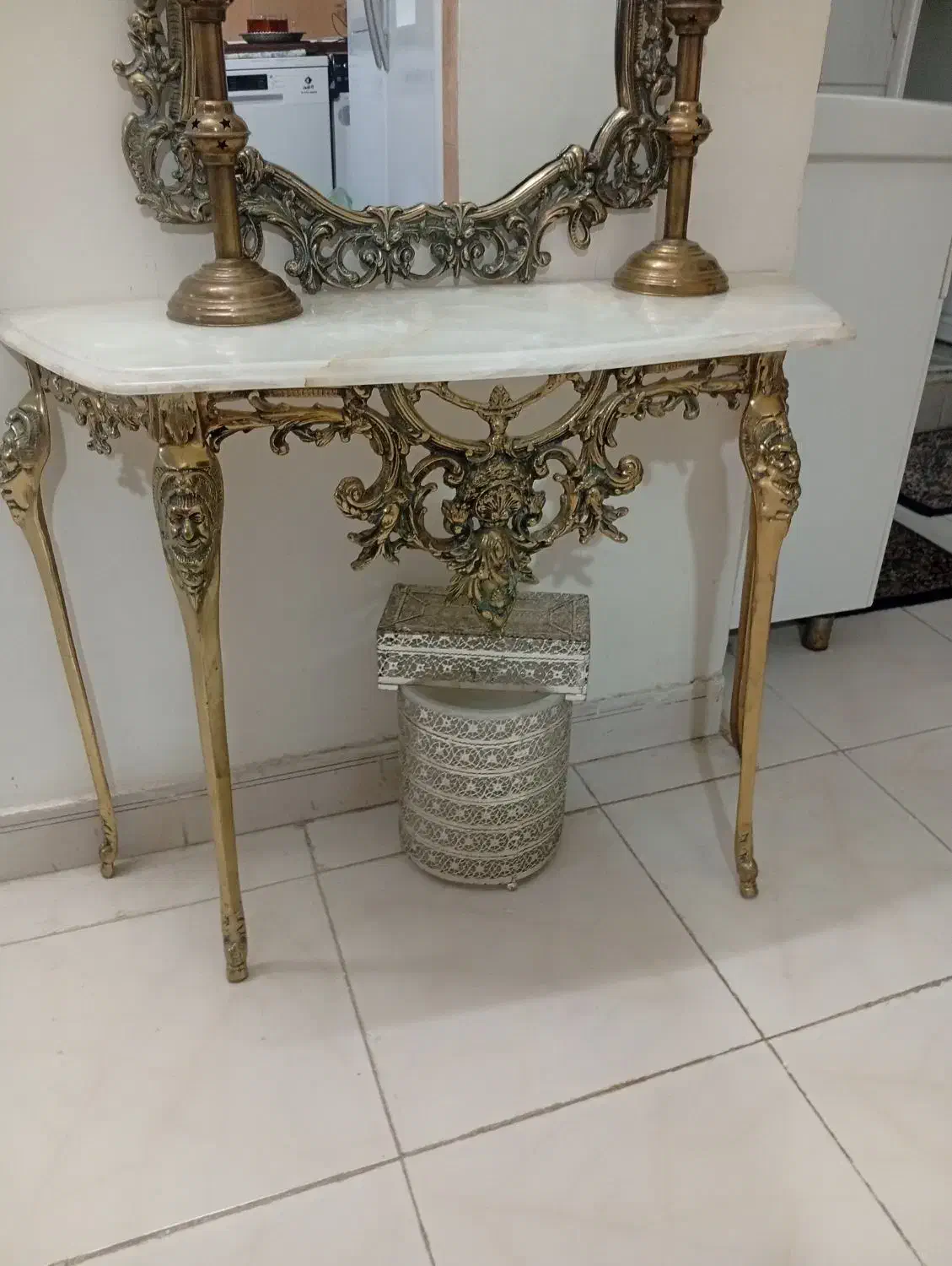 اینه شمعدان برنج|آینه|مشهد, سرافرازان|دیوار