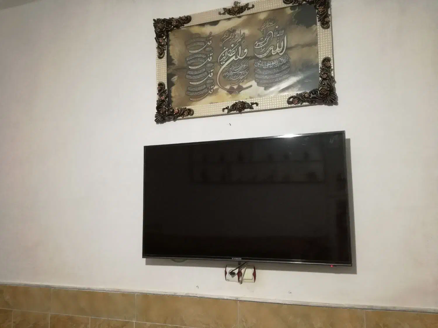 نصب تلویزیون به دیوار به پایه به کمترین قیمت|تلویزیون و پروژکتور|نیشابور, کریم آباد|دیوار