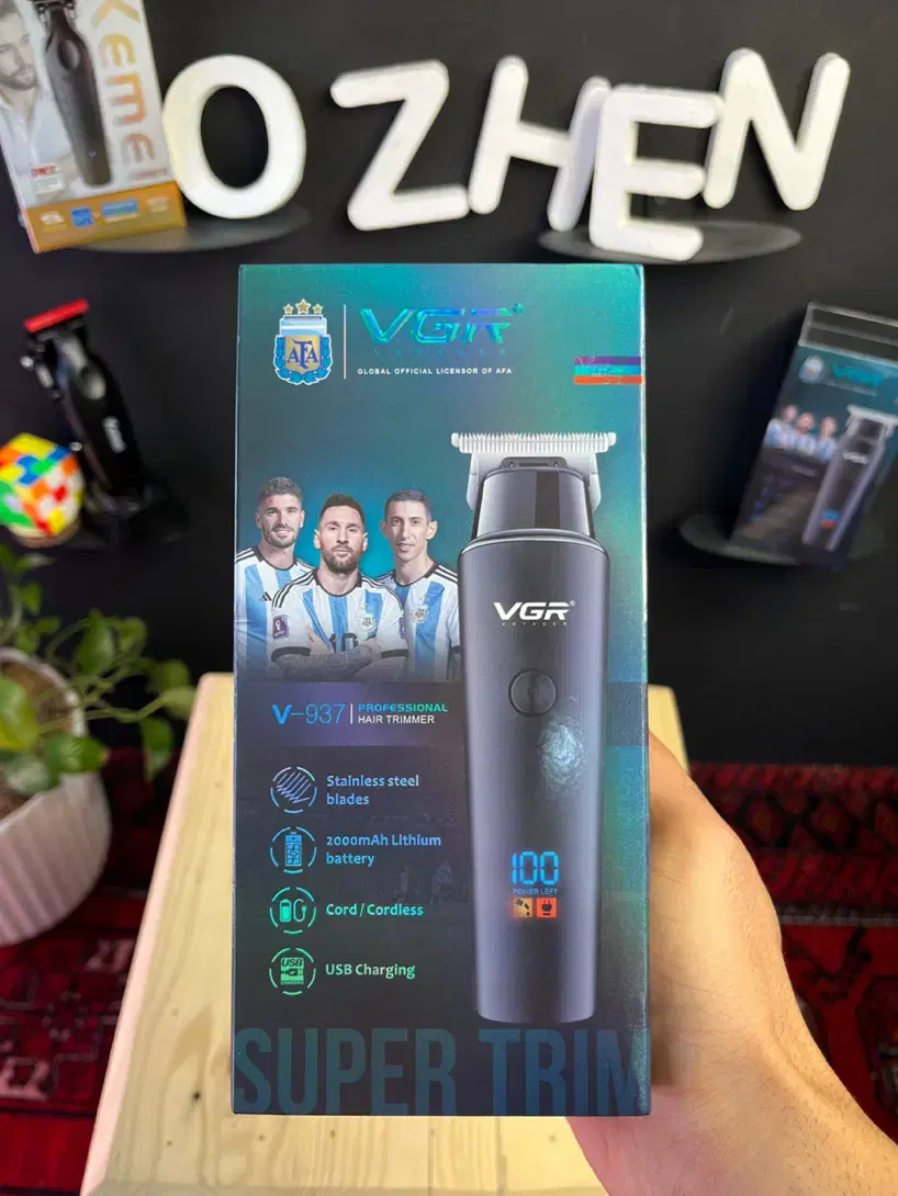 ماشین اصلاح خط زن و صفر زن V937 ( VGR) تخفیف ویژه|آرایشی، بهداشتی، درمانی|قم, چهل درخت|دیوار