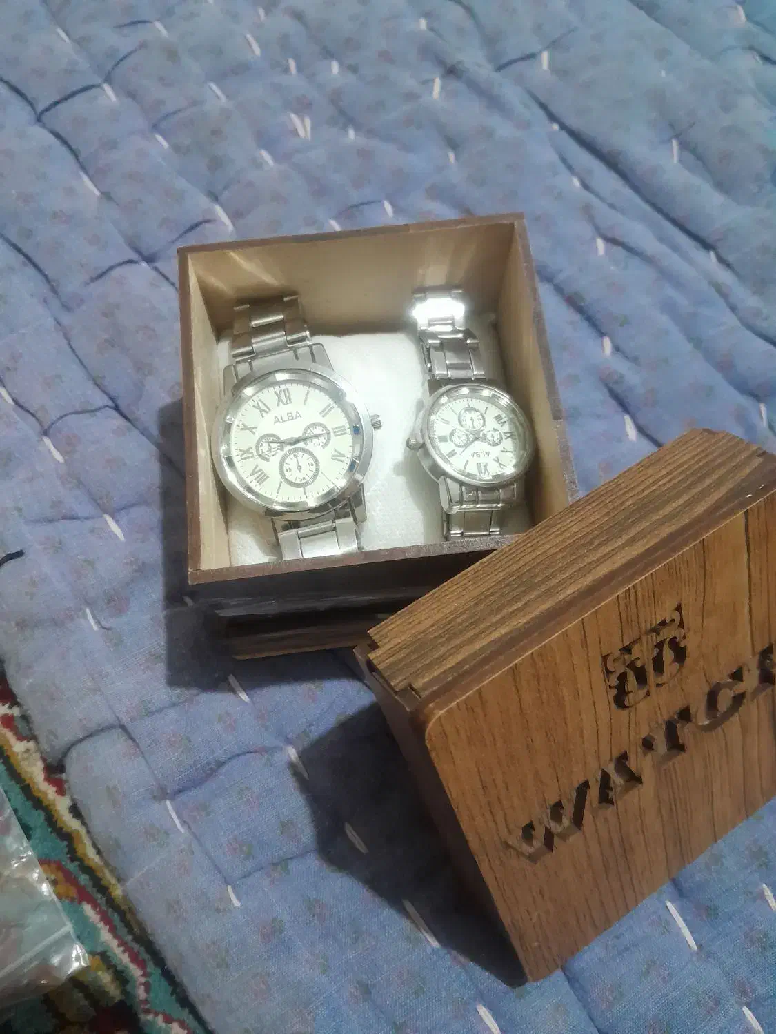 یک جفت ساعت پلم تمام استیل|ساعت|یاسوج, |دیوار