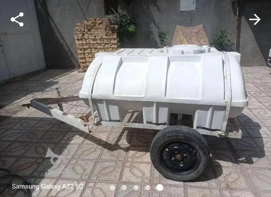 تانکرسمپاش تانکرآب ۱۰۰۰لیتری|ماشین‌آلات صنعتی|بردسکن, |دیوار