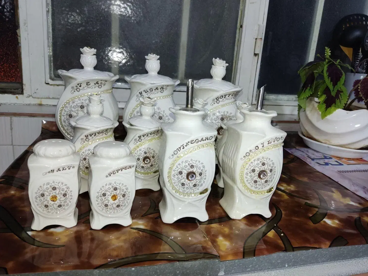 پا سماوری سرامیکی|ظروف نگهدارنده، پلاستیکی، یک‌بارمصرف|خرم‌آباد, |دیوار