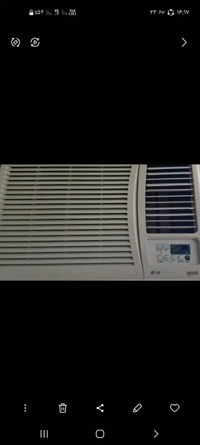 کولر پنجره ای برند ال جی ۱۹ هزار|کولر گازی و فنکوئل|لاهیجان, کوی خزر|دیوار