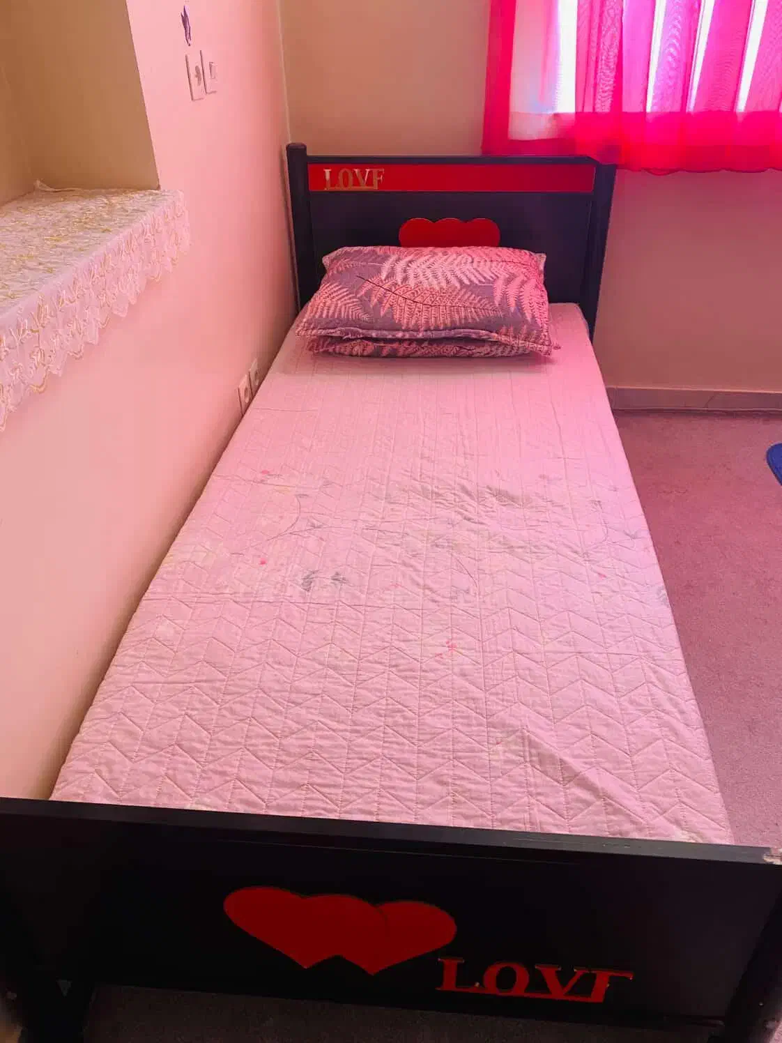 تخت خواب یک نفره|تخت و سرویس خواب|دامغان, |دیوار