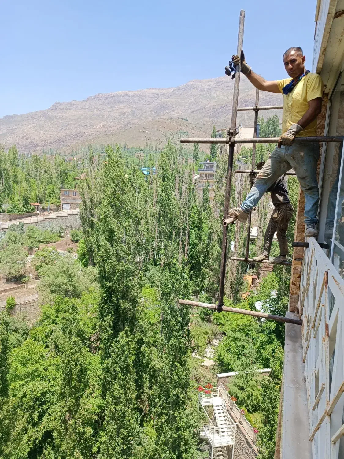 اجاره و نصب داربست|خدمات پیشه و مهارت|شمشک, |دیوار