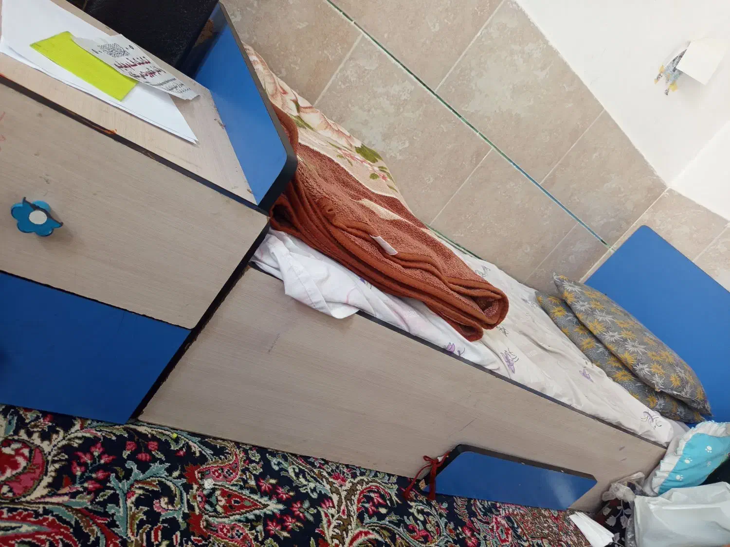 تخت کودک و نوجوان|تخت و سرویس خواب|بم, |دیوار