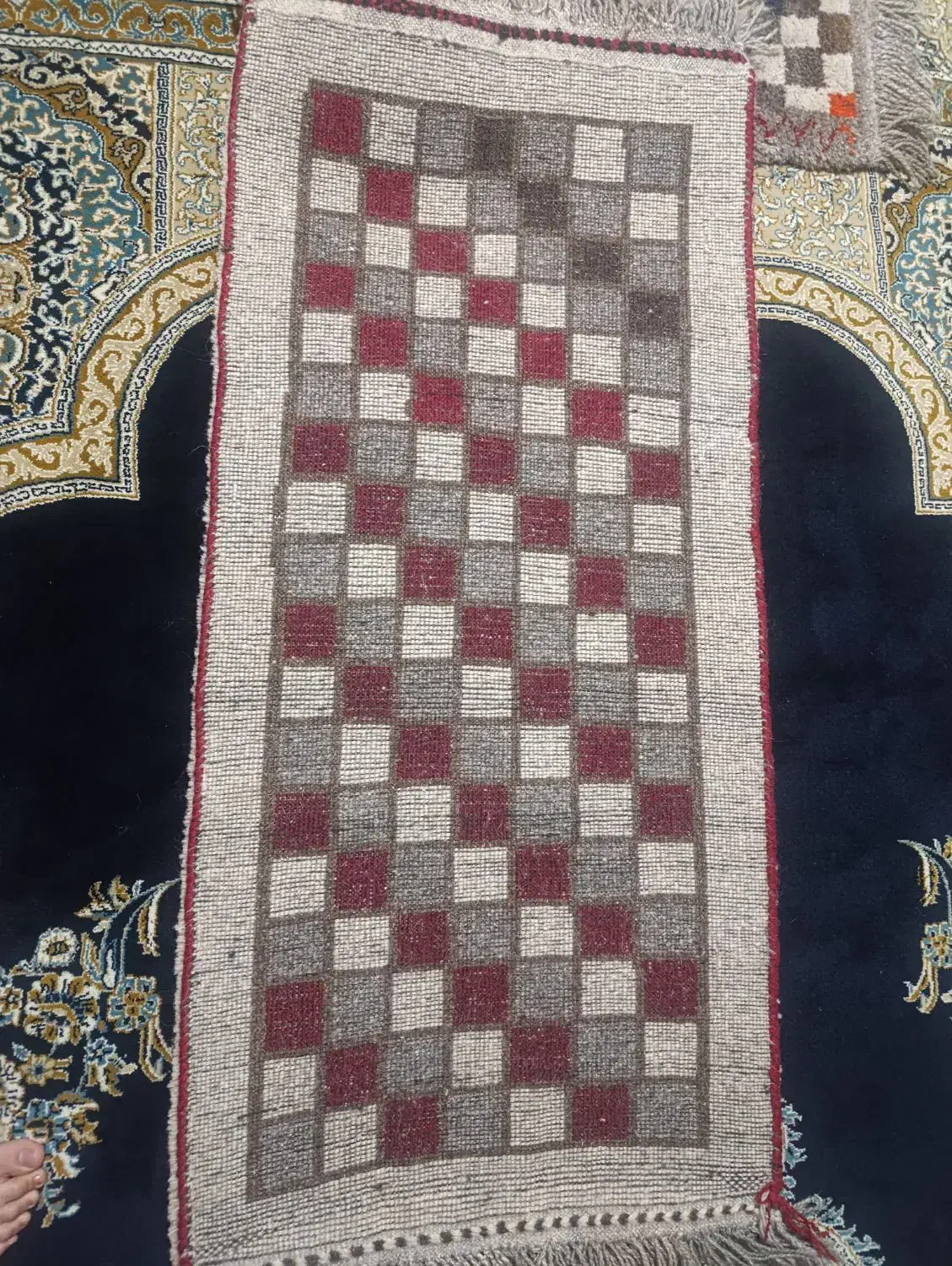 فروش قالیچه قشقایی|فرش|سمیرم, |دیوار