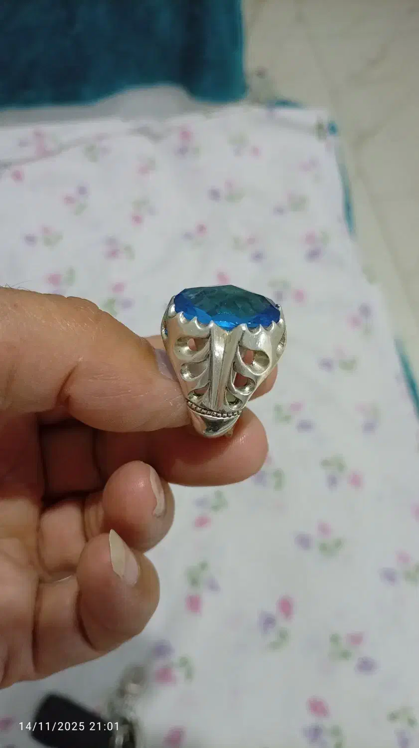 انگشترتوپازسوئیس رکاب دستساز ،کلکسیونی|جواهرات|کرمانشاه, |دیوار