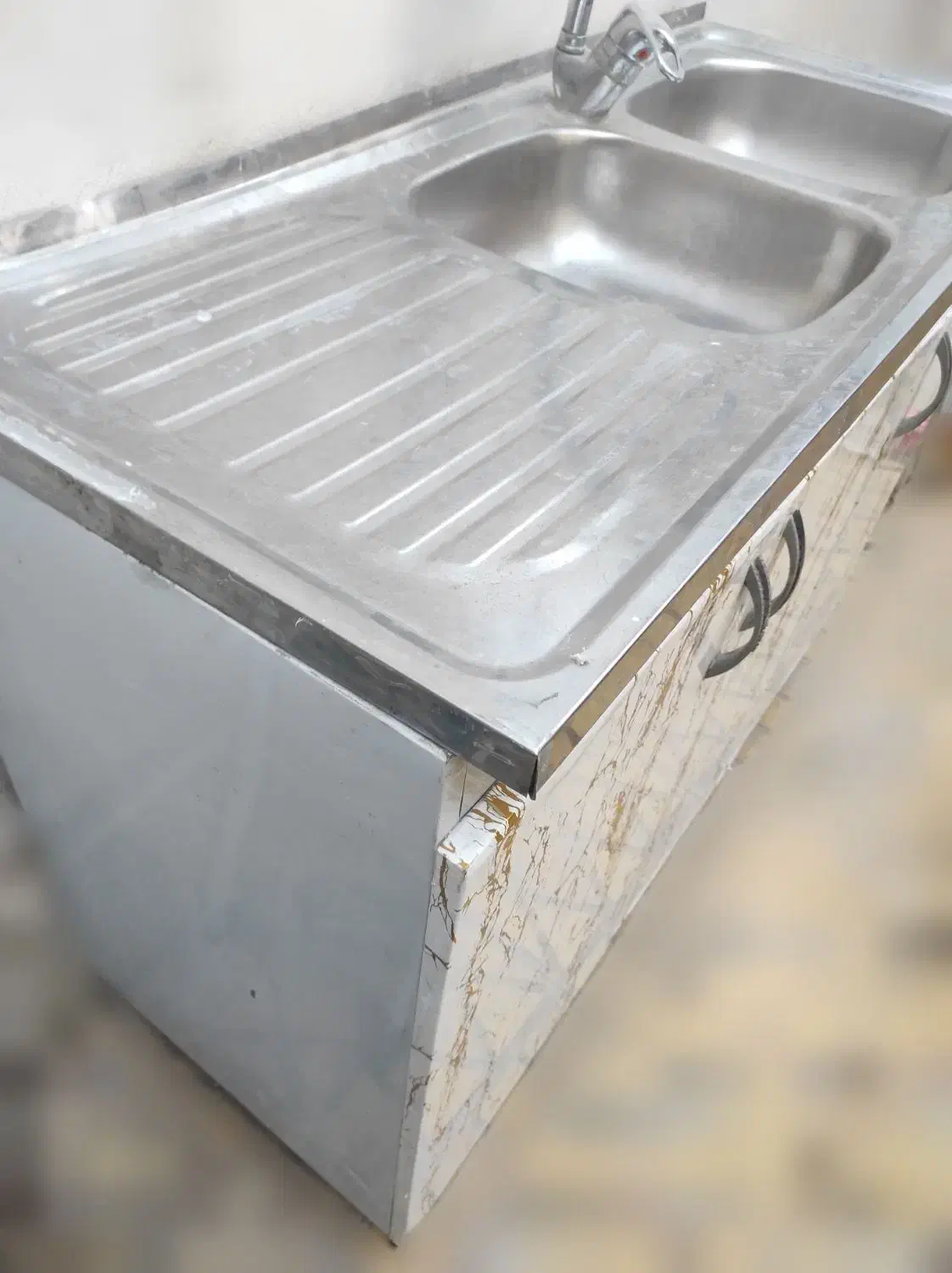 کابینت فلزی ظرفشویی همراه سینک|مصالح و تجهیزات ساختمان|ملایر, |دیوار