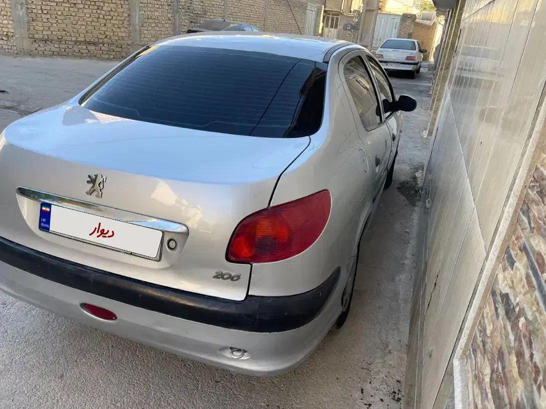 ۲۰۶ صندوقدار Tu5|خودرو سواری و وانت|کازرون, |دیوار