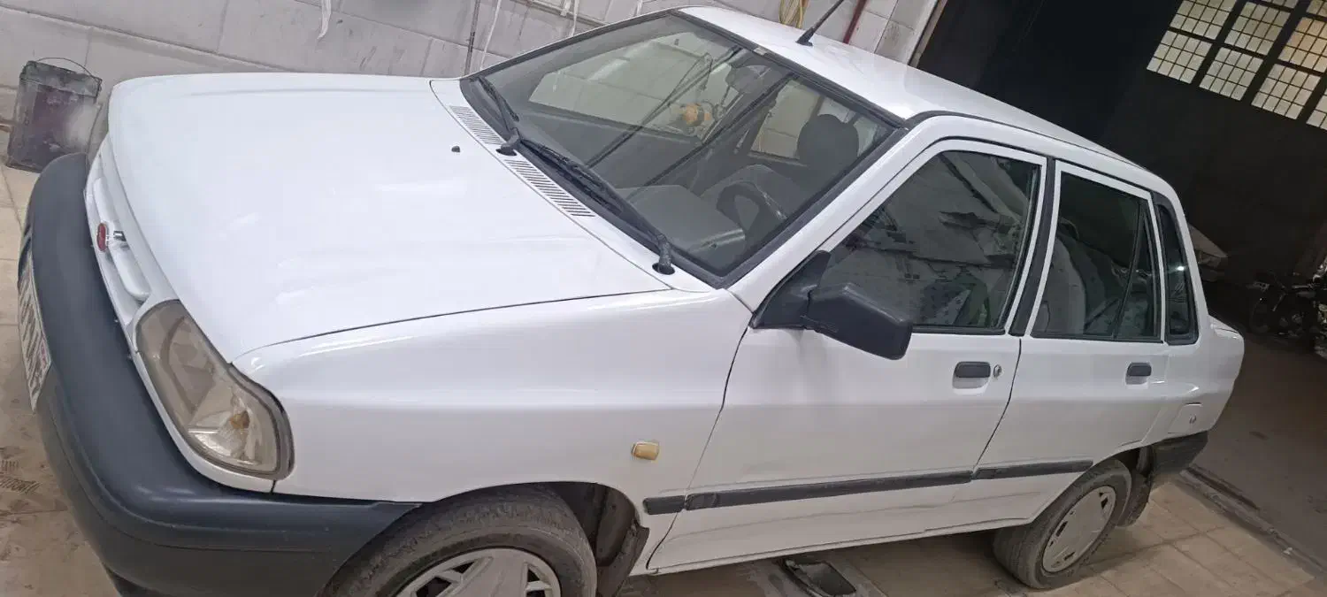 پراید سفید دوگانه کارخانه|خودرو سواری و وانت|نیشابور, کریم آباد|دیوار