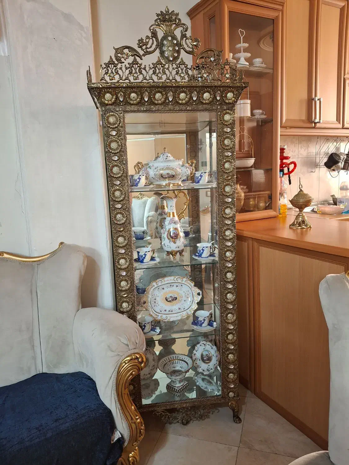 ویترین برنز|بوفه، ویترین، کنسول|ری, دیلمان|دیوار