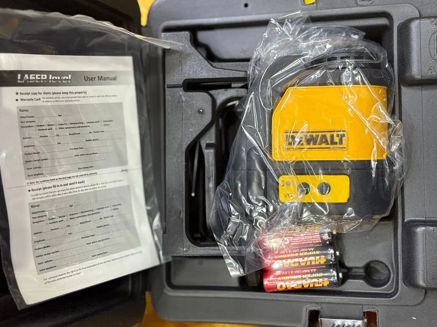 تراز دو خط دیوالت|ابزارآلات|اردبیل, |دیوار