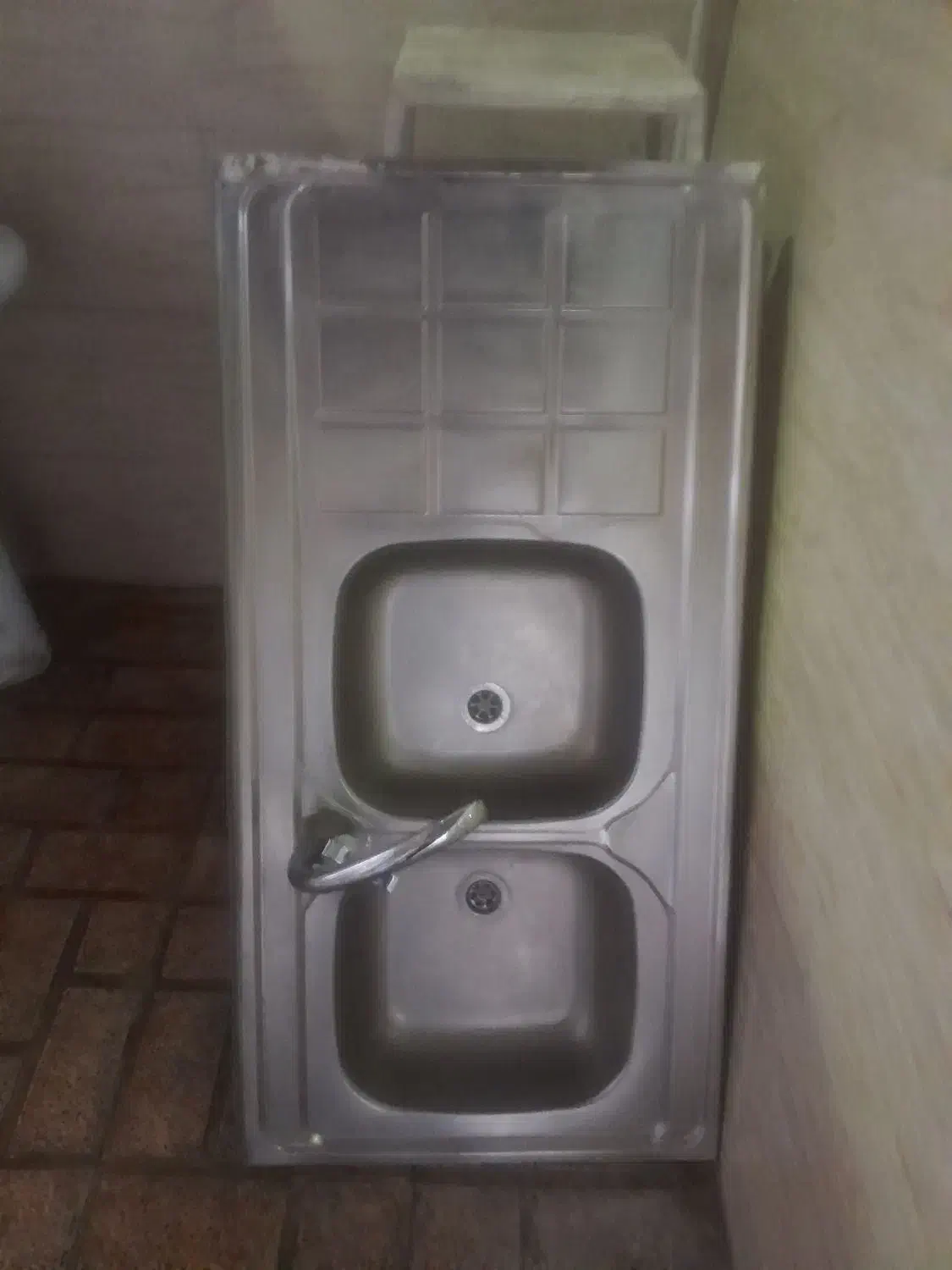 سینک ظرفشویی به همراه شیر اهرمی|مصالح و تجهیزات ساختمان|تهران, تهرانسر شمالی|دیوار