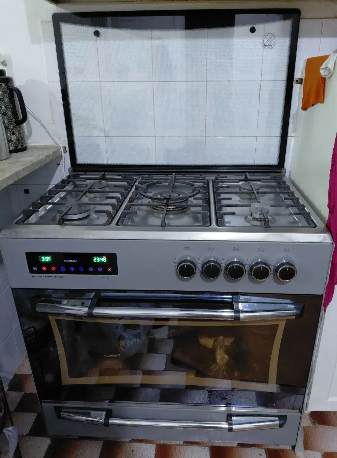 گازتمام استیل رومگا|اجاق گاز و لوازم برقی پخت‌وپز|مشهد, نظام دوست|دیوار