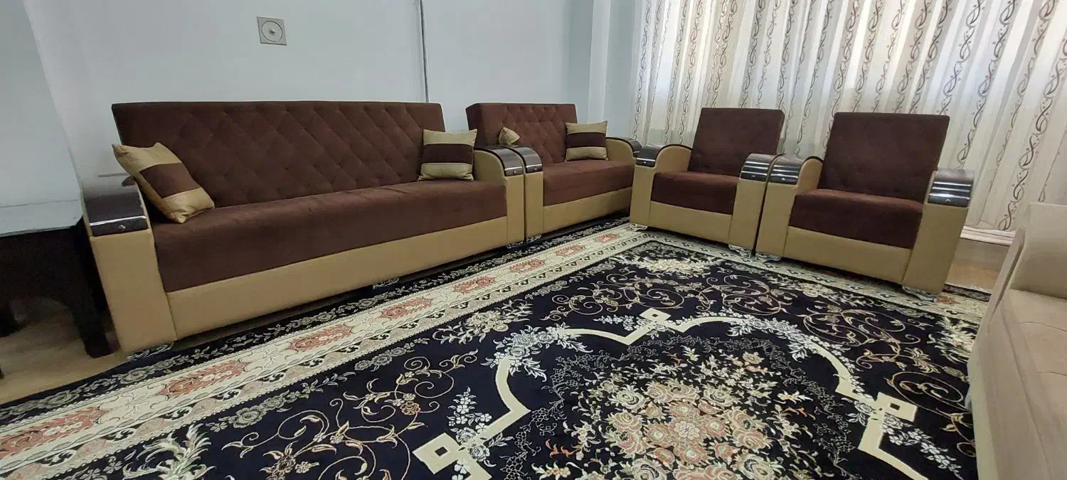 مبل ۷نفره در حد نو|مبلمان خانگی و میز عسلی|بانه, |دیوار