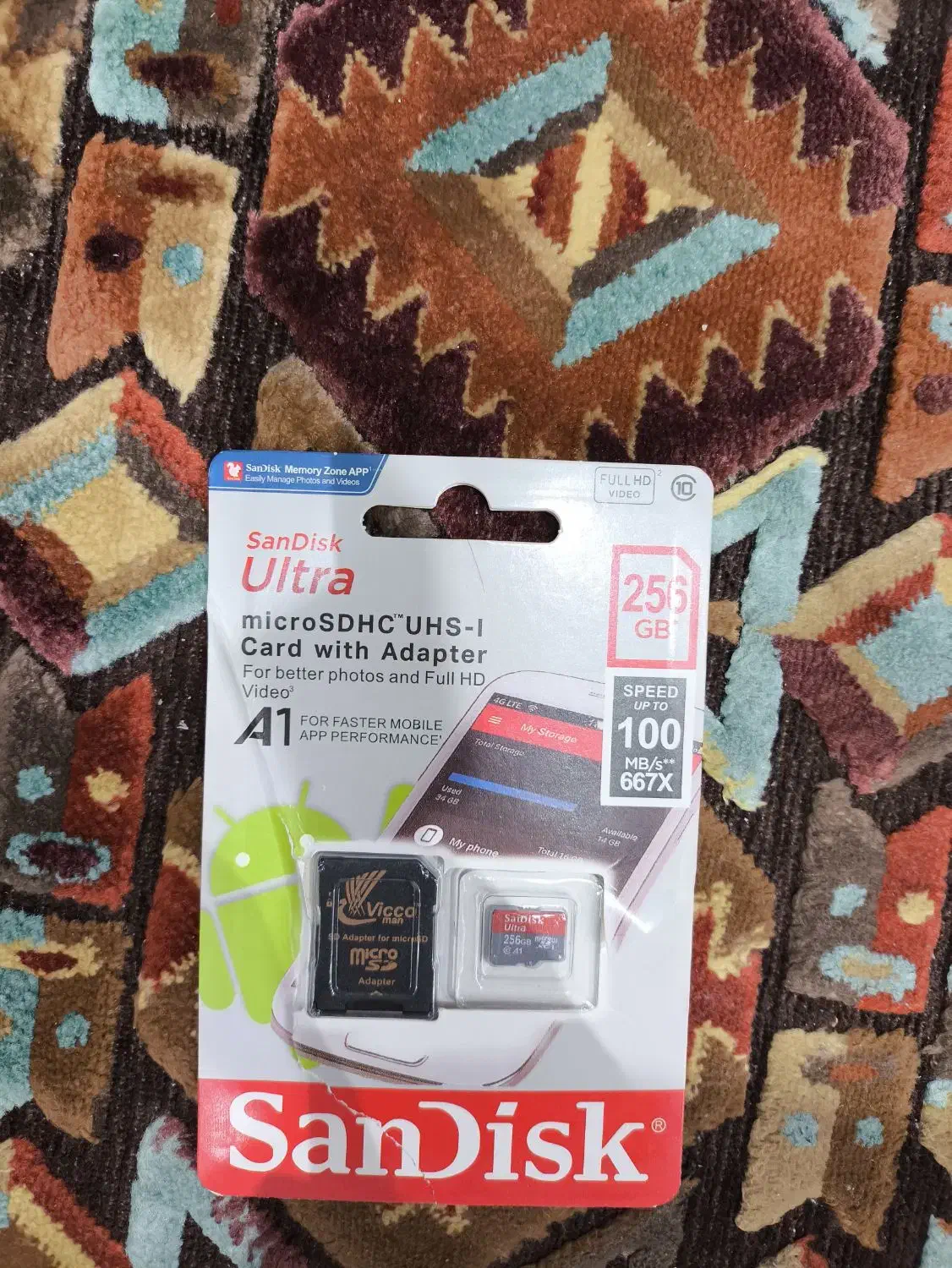 مموری ۲۵۶ sandisk|لوازم جانبی موبایل و تبلت|یزد, |دیوار