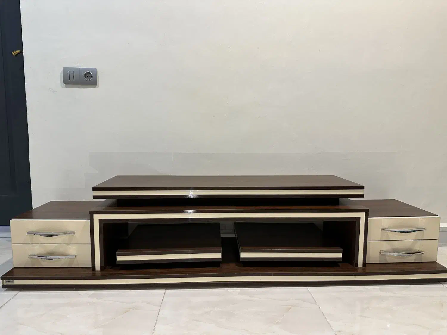 میز تلویزیون MDF هایگلاس|میز تلویزیون|شوشتر, |دیوار