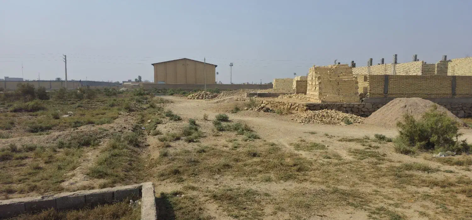 ۳۰۰مترپشت سالن پتروشیمی۱۲.۵۰در۲۴متر|فروش زمین و ملک کلنگی|شادگان, |دیوار