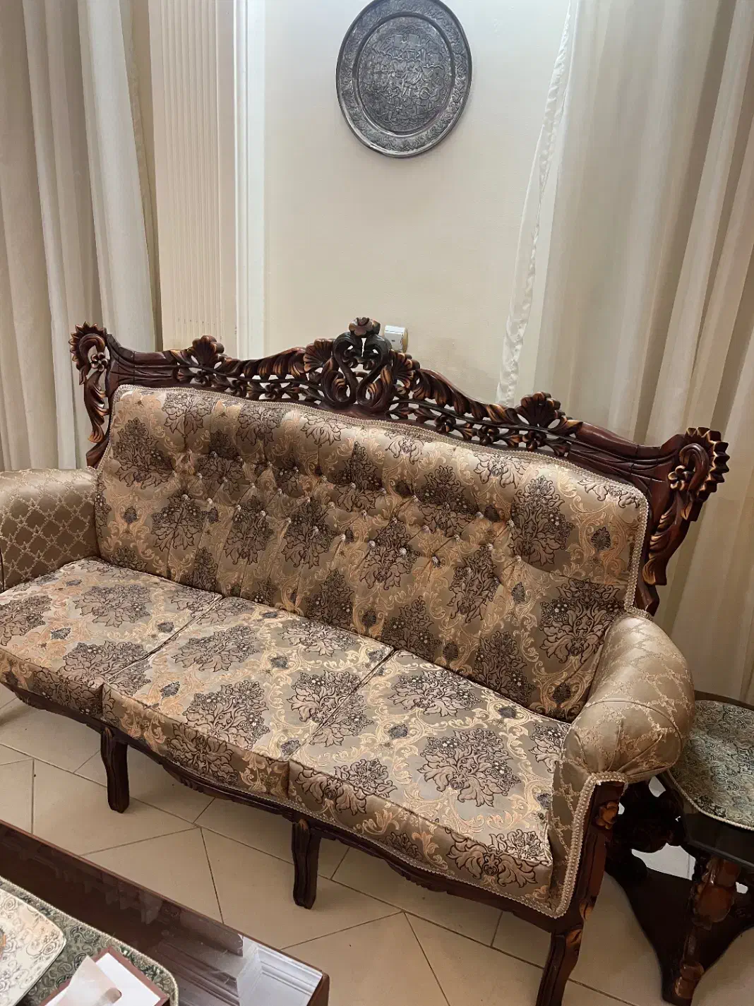 فروش مبل میز ناهار خوری سلطنتی|مبلمان خانگی و میز عسلی|شیراز, شهرک بزین|دیوار