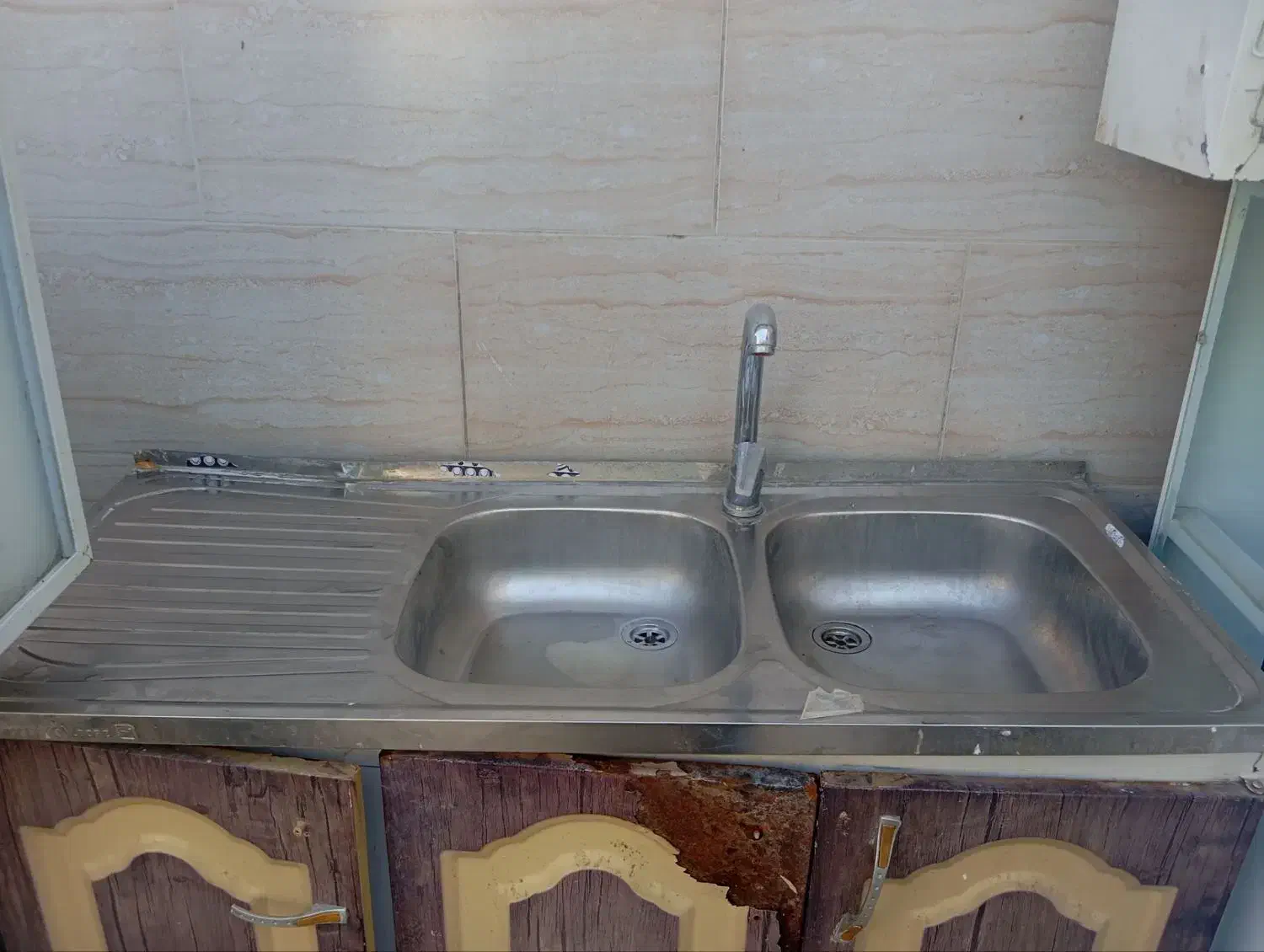 سینک کابینت شیر اب|مصالح و تجهیزات ساختمان|آزادشهر, |دیوار