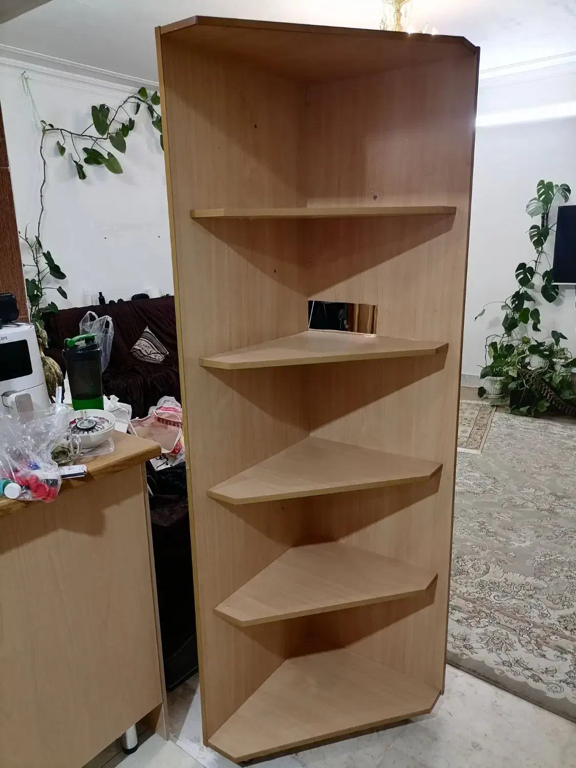 دکوری سه گوش|کتابخانه، شلف، قفسه‌های دیواری|قم, پردیسان|دیوار