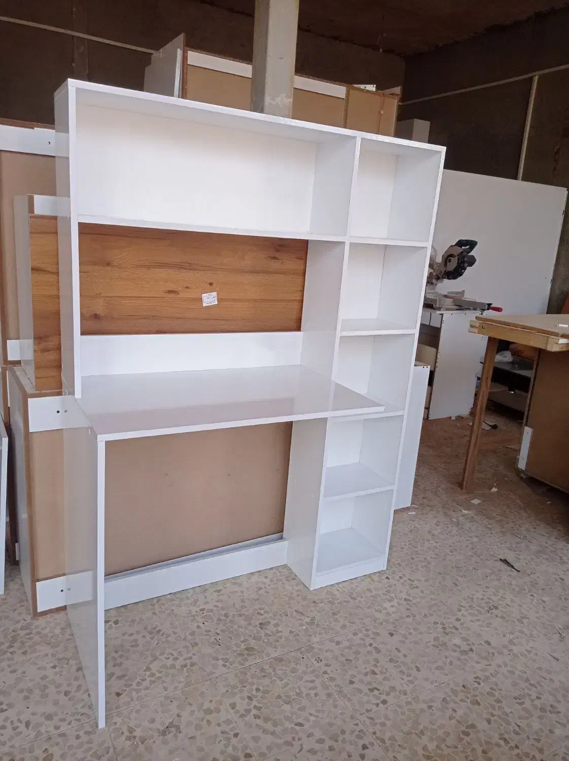 میز تحریر/کتابخانه دار/میزمطالعه مدل آریا|میز تحریر و کامپیوتر|تبریز, |دیوار