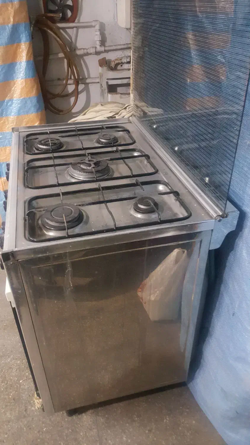 گاز فر دار پنج شوله|اجاق گاز و لوازم برقی پختوپز|تهران, دولاب|دیوار