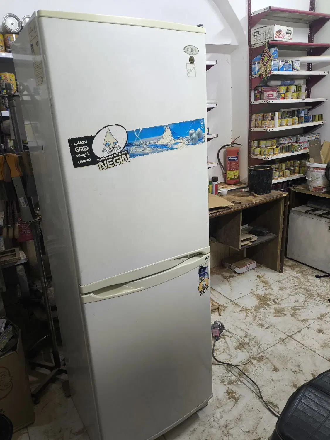 یخچال نگین|یخچال و فریزر|کاشان, کارگر|دیوار