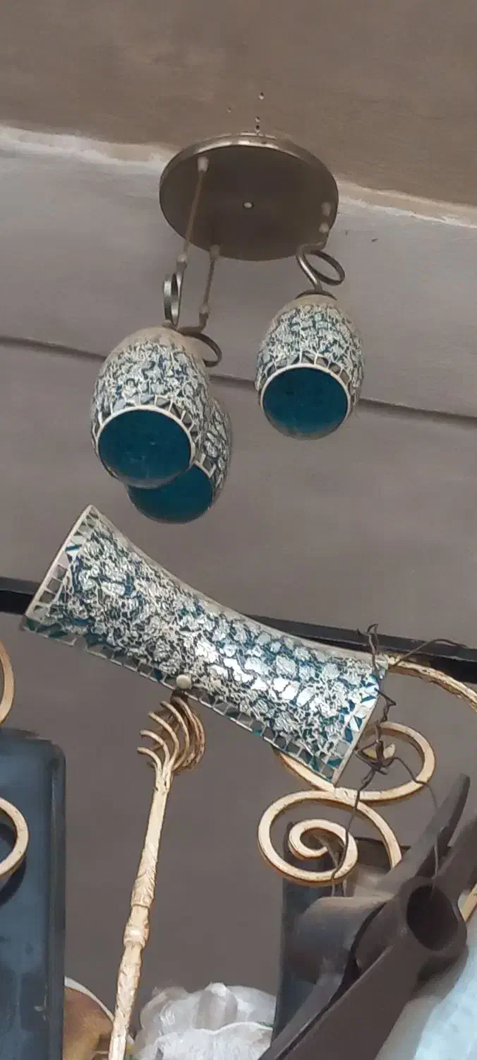 لوستر زیبا|لوستر و چراغ آویز|لنگرود, |دیوار