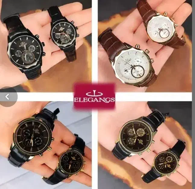 ساعت مچی ست الگانس موتور ژاپن مدل 1185G(سه موتوره)|ساعت|اصفهان, نقش جهان|دیوار