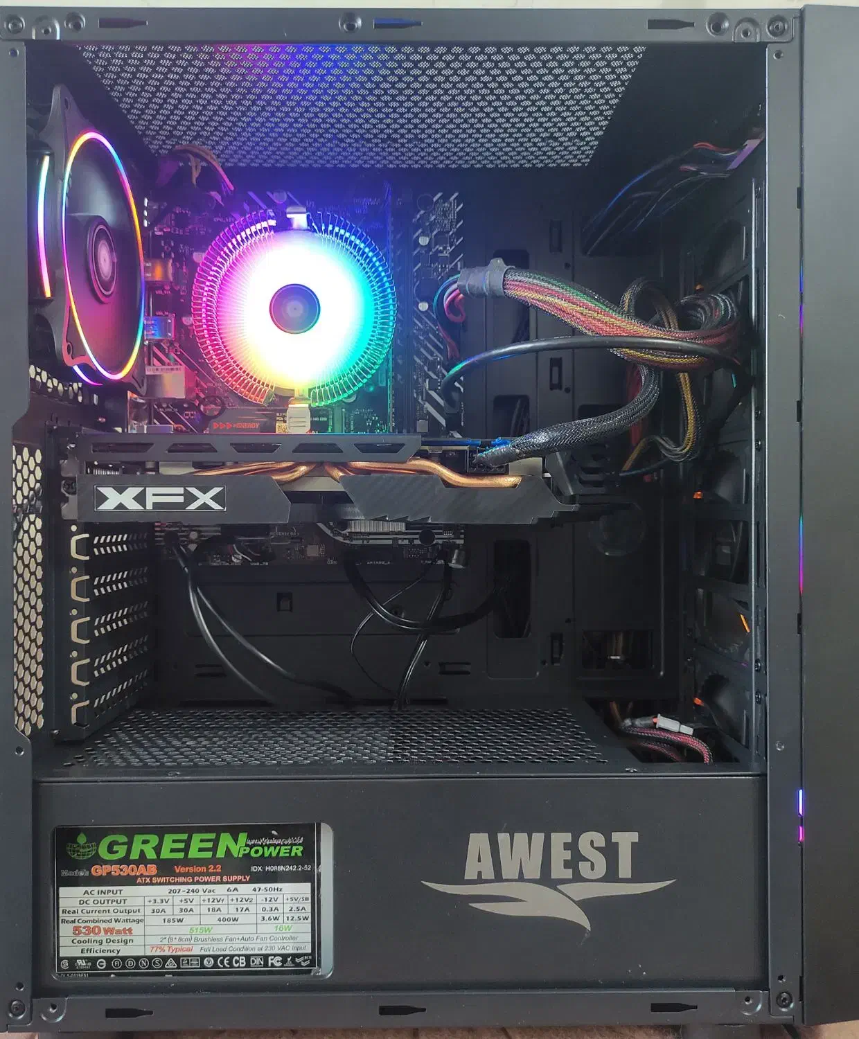 کیس گیمینگ i3 1310|رایانه رومیزی|هشتگرد, قاسم آباد بزرگ|دیوار