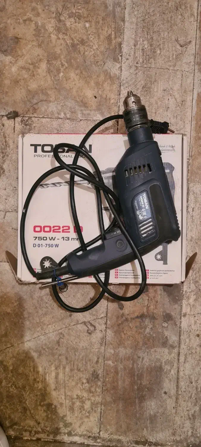 دریل توسن ۷۵۰ وات|ابزارآلات|تهران, شمس‌آباد|دیوار