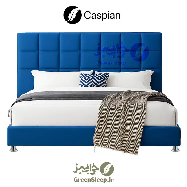 تختخواب باکس هتلی دونفره + تاج مدل کاسپین - اقساط|تخت و سرویس خواب|کرج, عظیمیه|دیوار