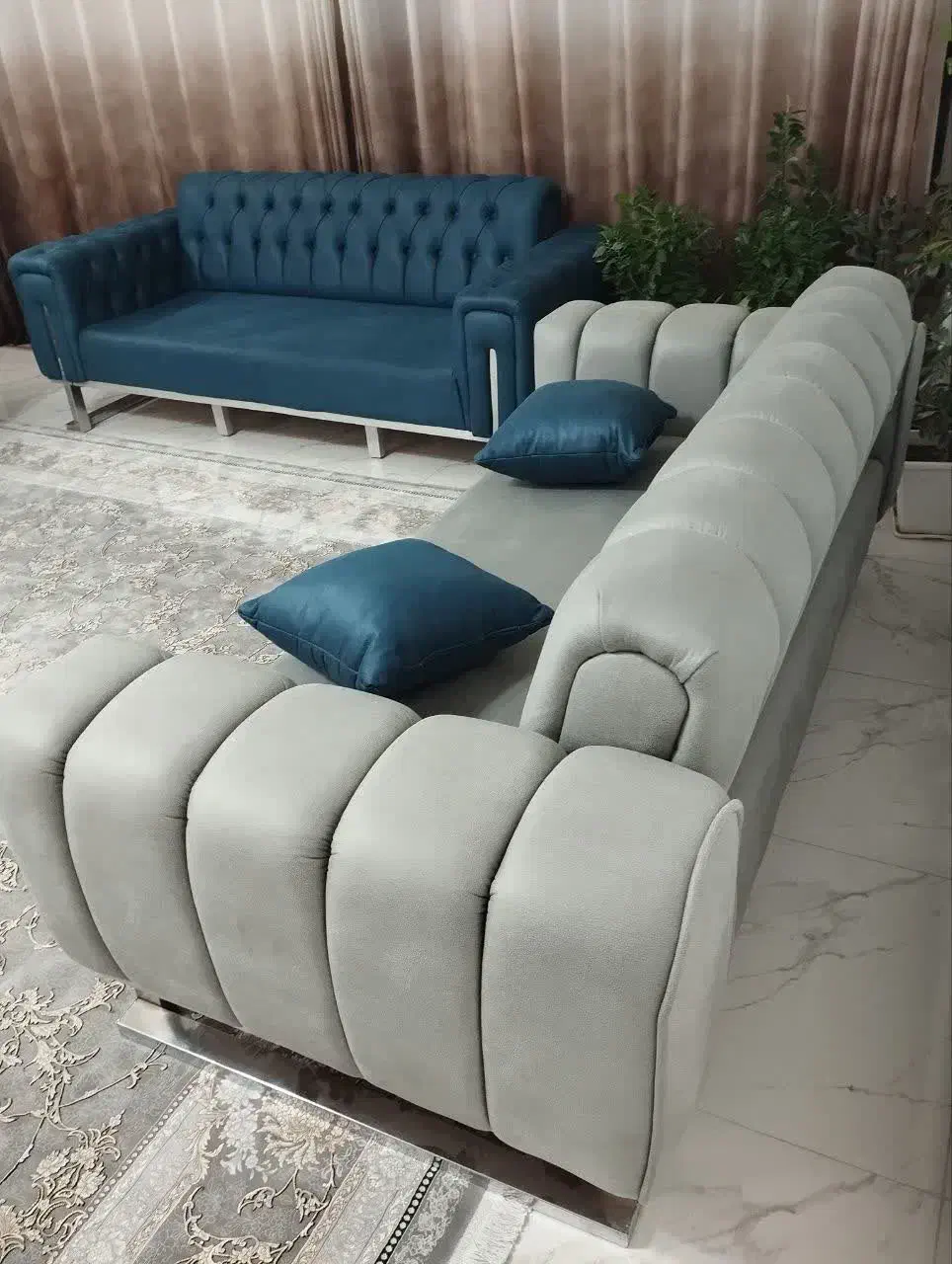 مبل چستر مدل صدفی|مبلمان خانگی و میز عسلی|اصفهان, خانه اصفهان|دیوار