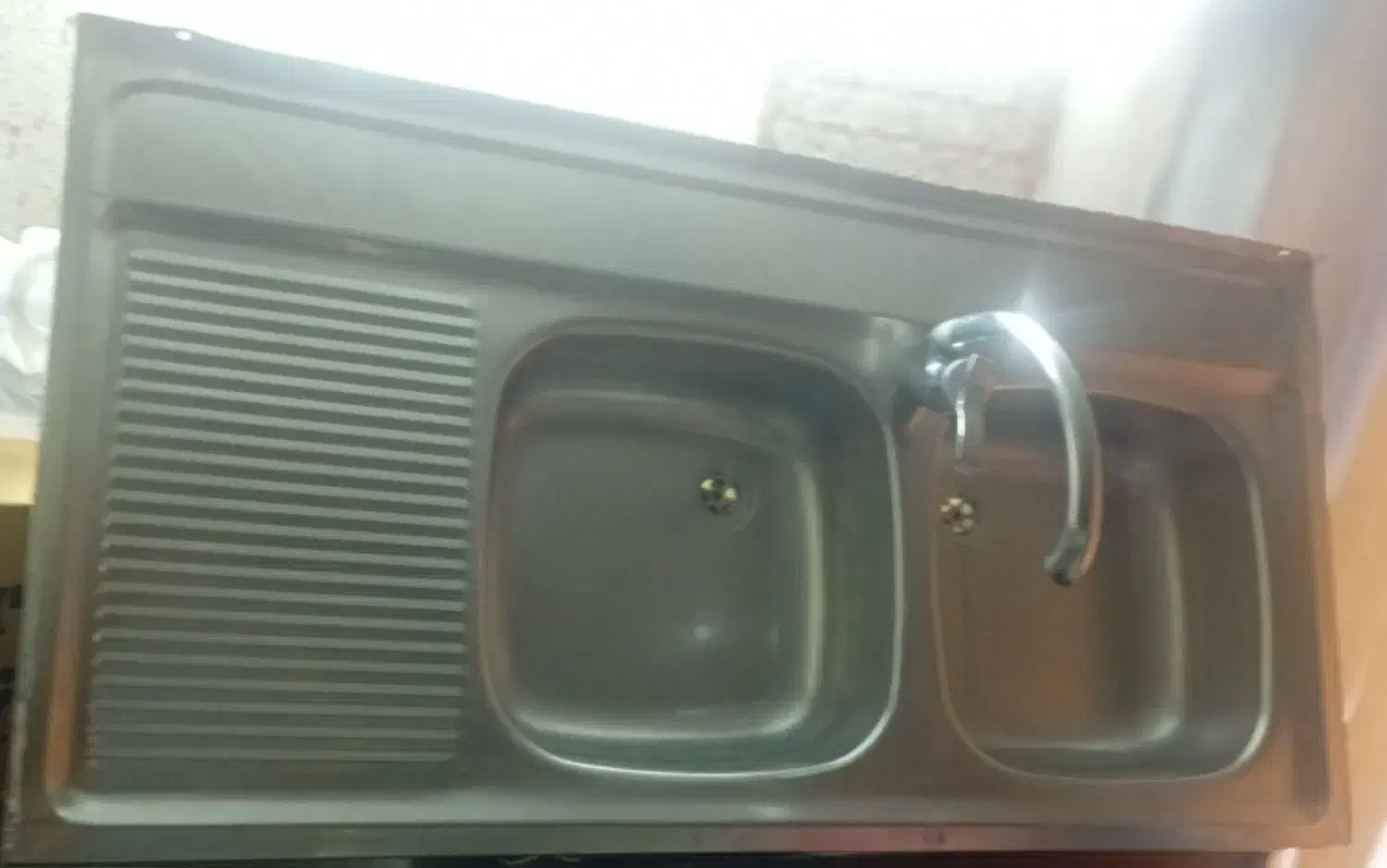 سینک طرفشویی|آب‌چکان و نظم‌دهنده ظروف|تهران, جیحون|دیوار