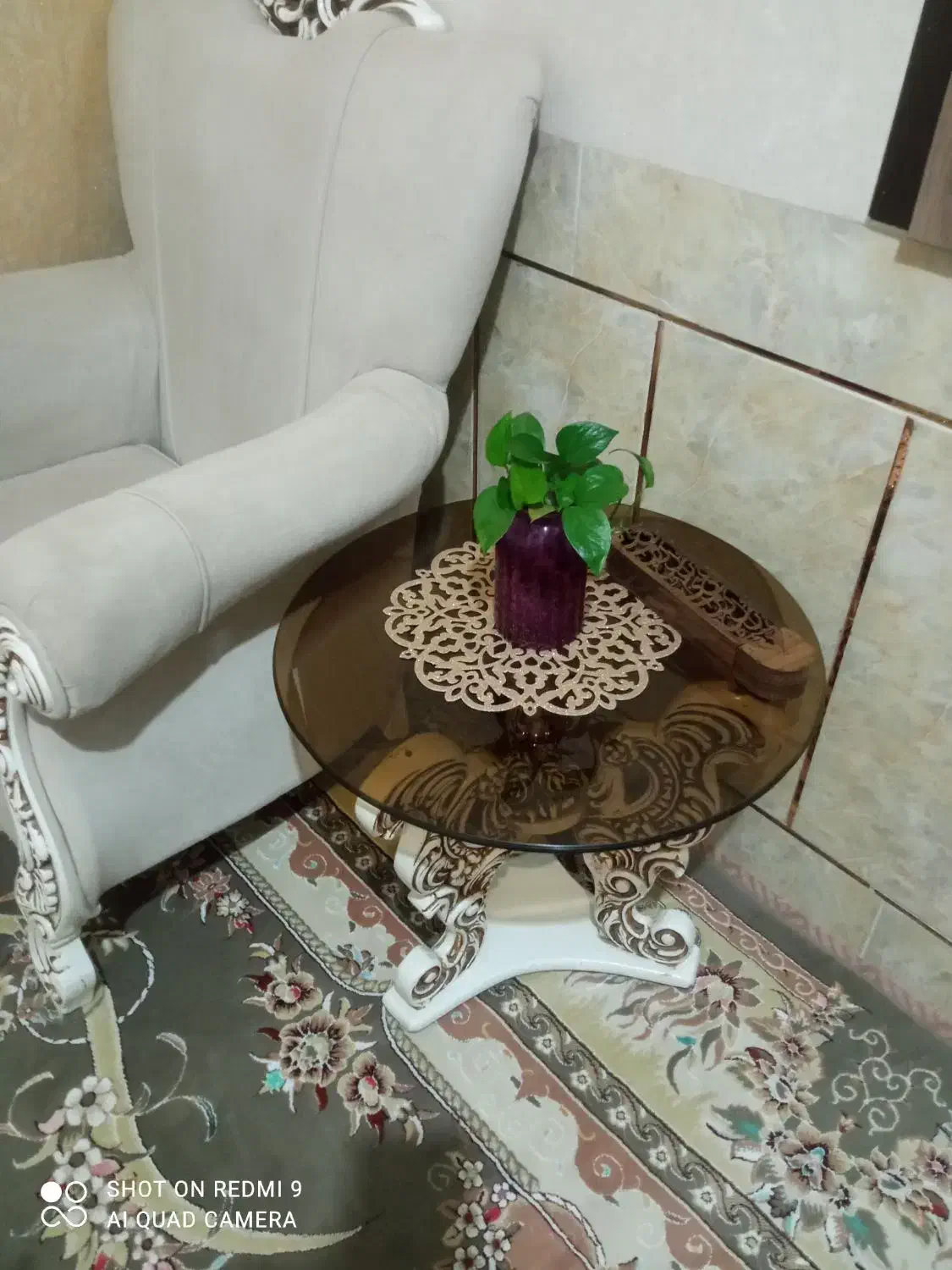 مبل و عسلی|مبلمان خانگی و میز عسلی|بابا حیدر, |دیوار