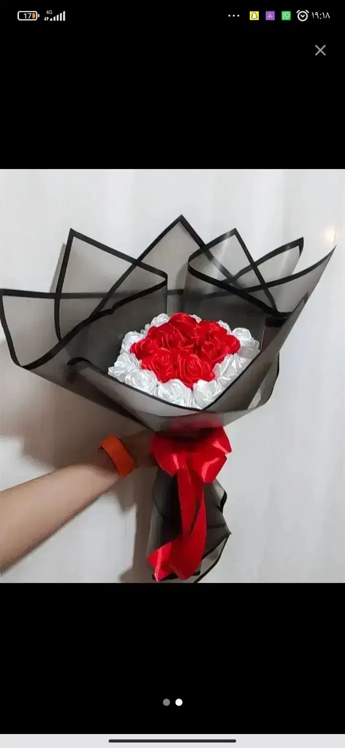 دسته گل رز جاودان|گل مصنوعی|شیراز, شاهچراغ|دیوار