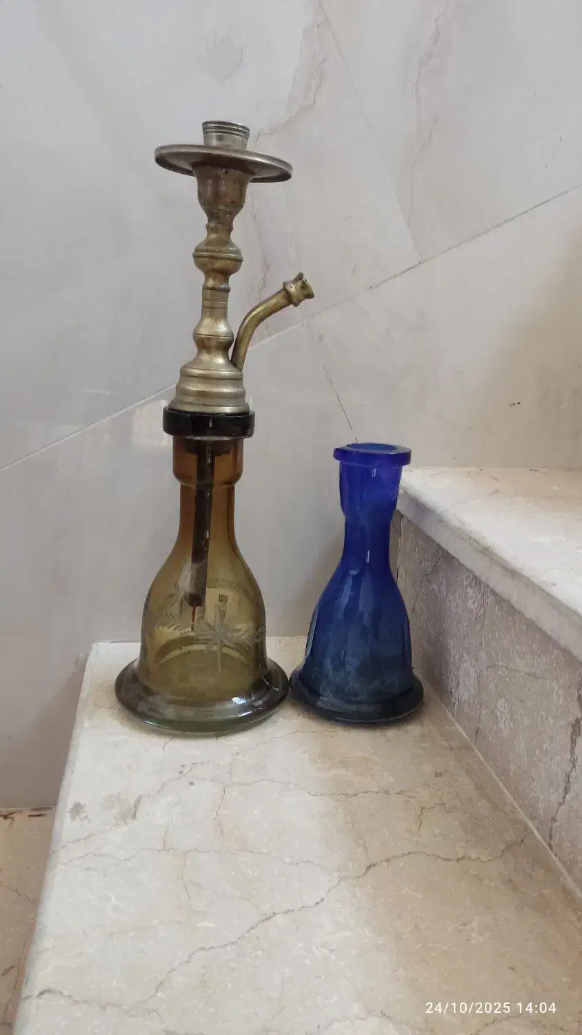 قلیون با تنه ی برنجی|کلکسیون و سرگرمی|نسیم‌شهر, |دیوار