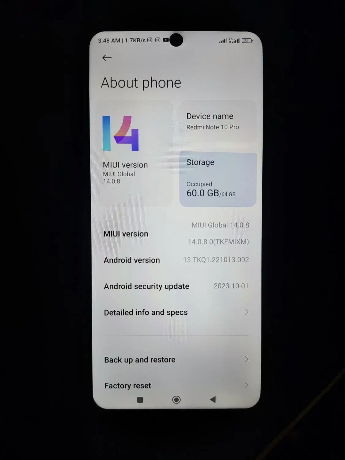 Redmi Note 10 Pro|موبایل|تهران, شکوفه|دیوار