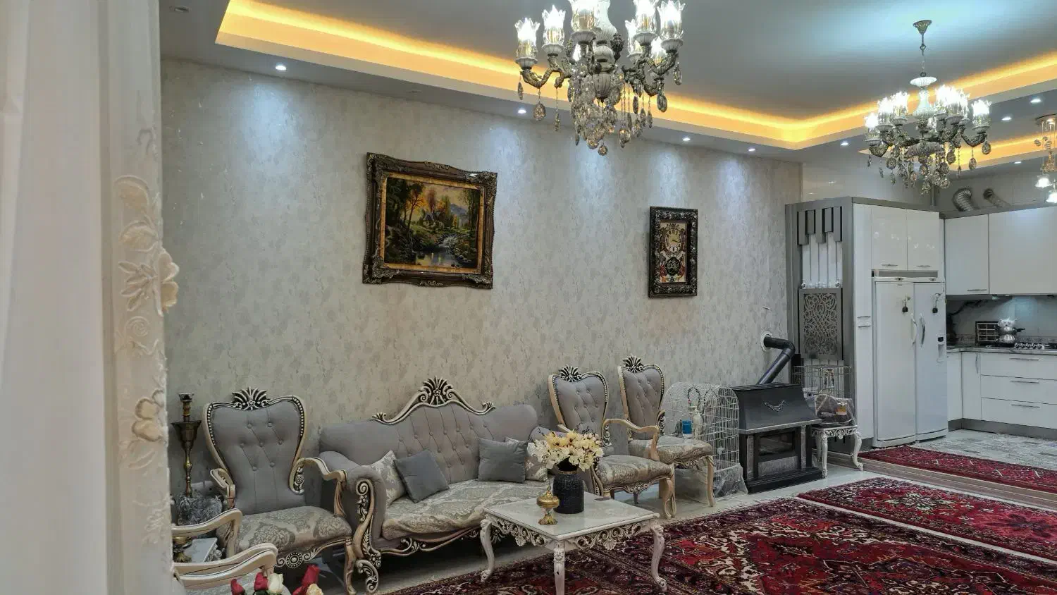 حیاط ویلایی|فروش خانه و ویلا|باسمنج, |دیوار