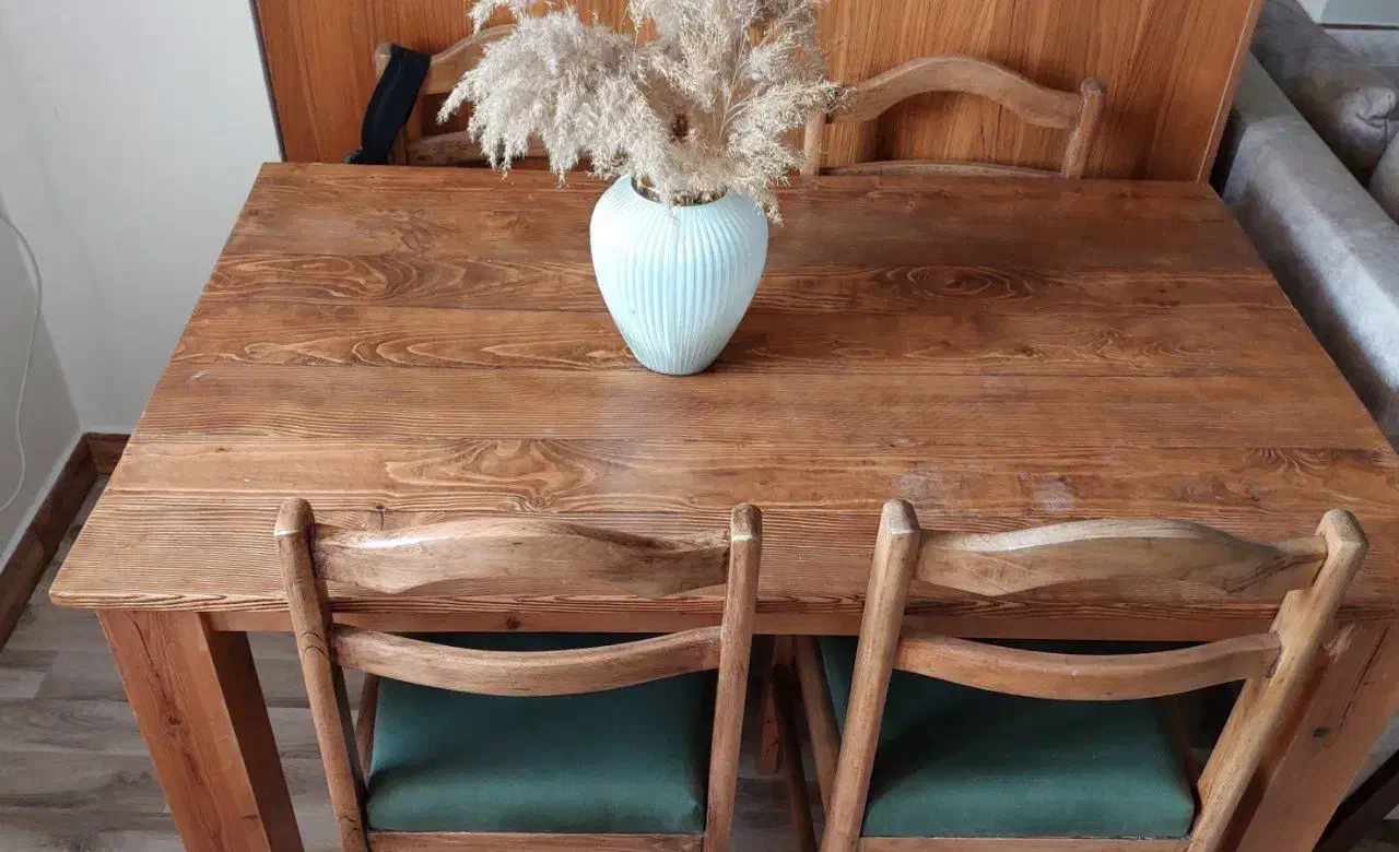 میز ناهار خوری چوبی ۴نفره|میز و صندلی غذاخوری|پاکدشت, پاکدشت (مامازند)|دیوار