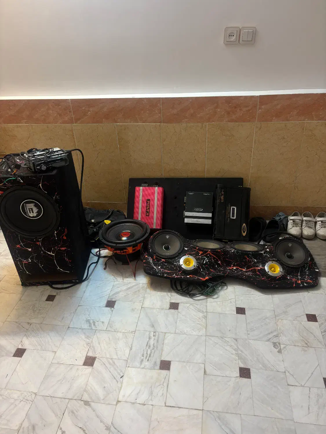 سیستم ماشین (پخش میدرنج ساب امپیلی) کمک فنرkds|قطعات یدکی و لوازم جانبی|قم, باجک سه|دیوار