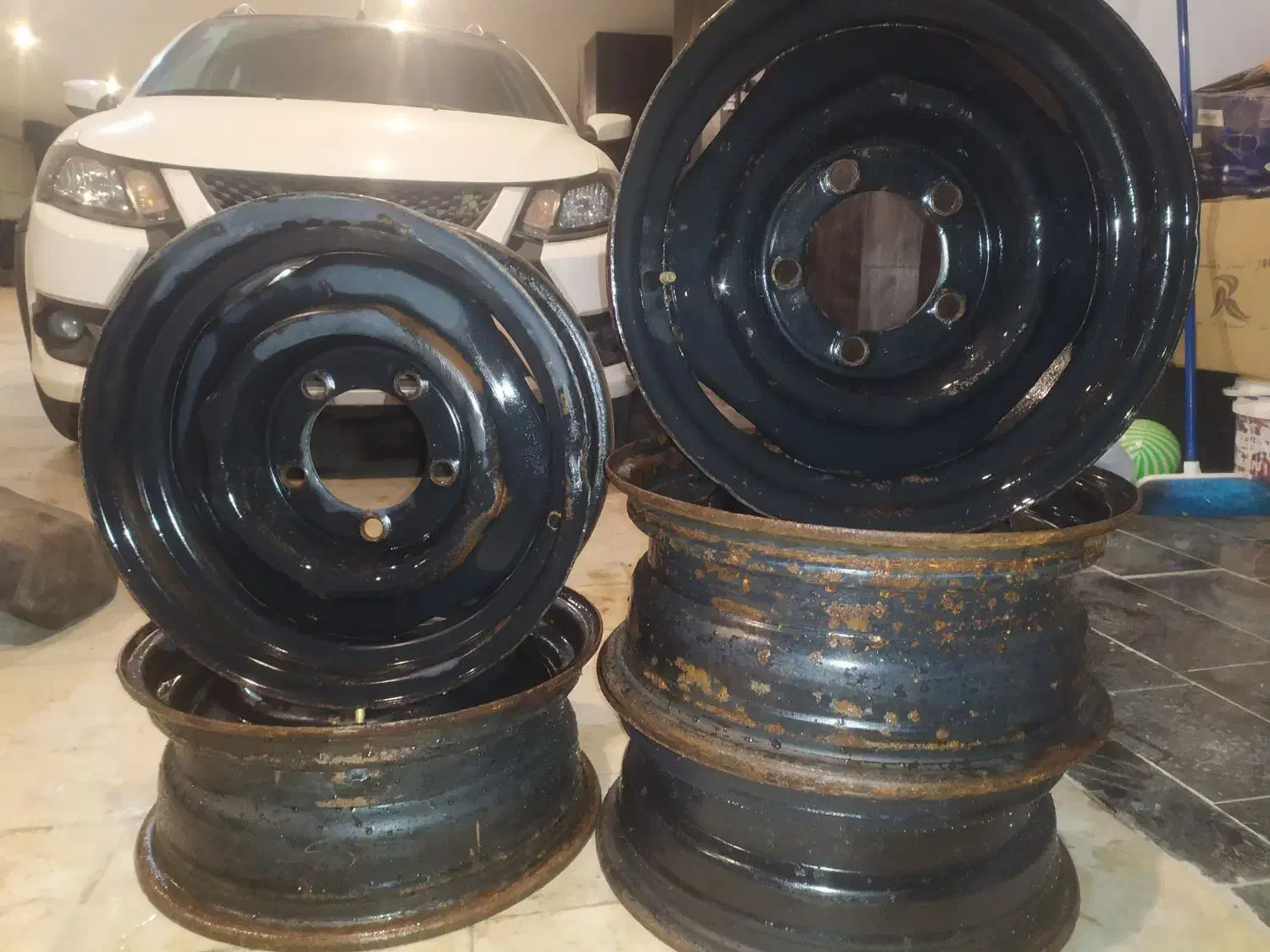 رینگ اصلی ۱۵ جیپ شهباز کانادایی پنج پیچ|قطعات یدکی و لوازم جانبی|آمل, |دیوار