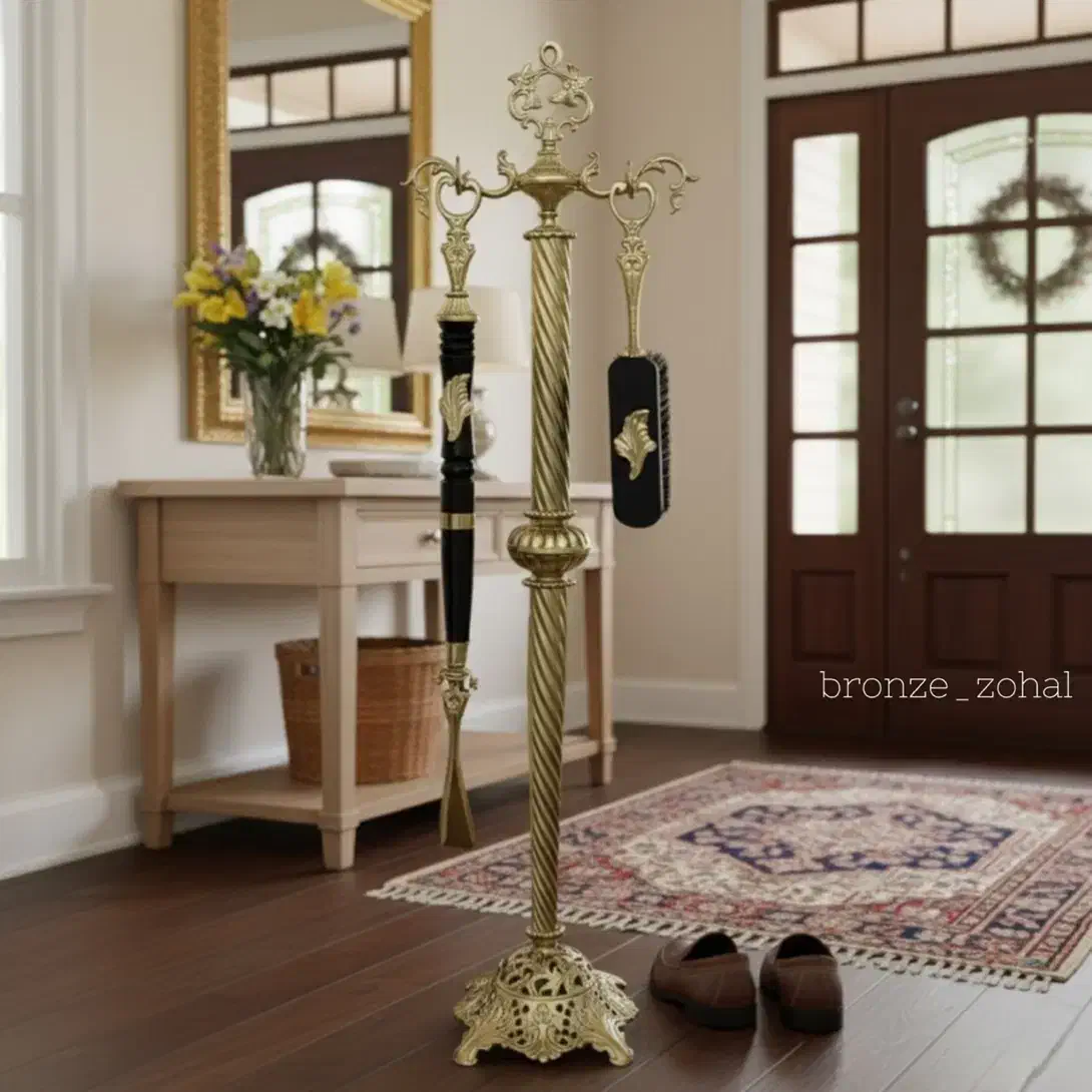 سرویس پاشنه کش ایستاده و دیواری برنز زحل|صنایع دستی و سایر لوازم تزئینی|تهران, منیریه|دیوار