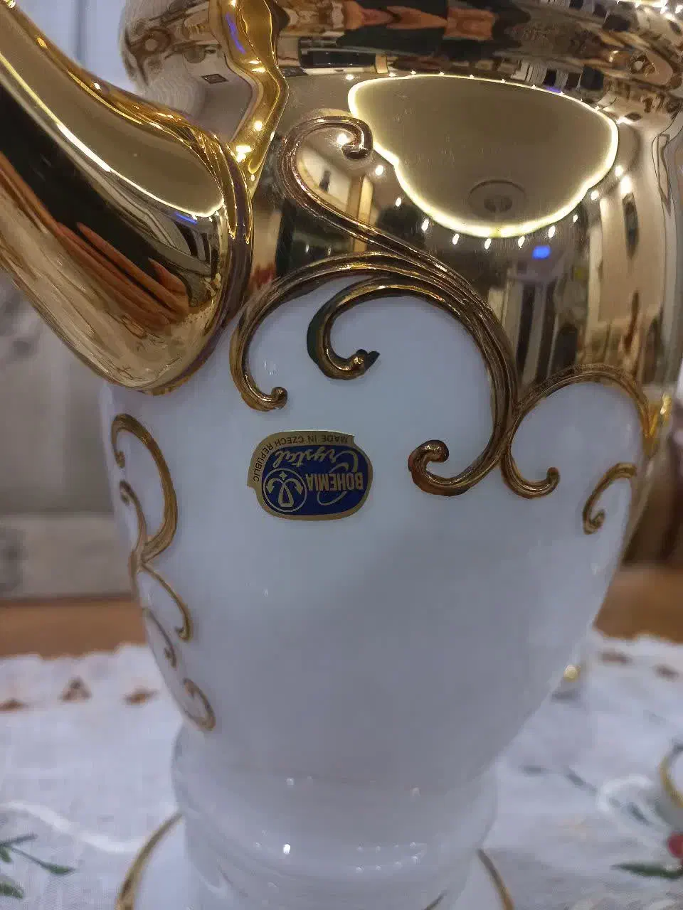 سرویس پارچ ولیوان با ۲تا شیرینی خوری اصل چک|ظروف سرو و پذیرایی|شاهینشهر, گرگاب|دیوار